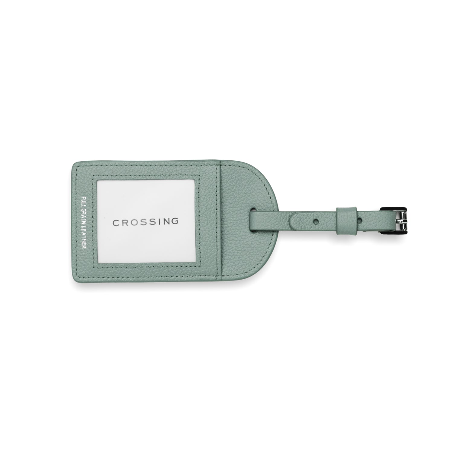 Crossing Milano Leather Luggage Tag