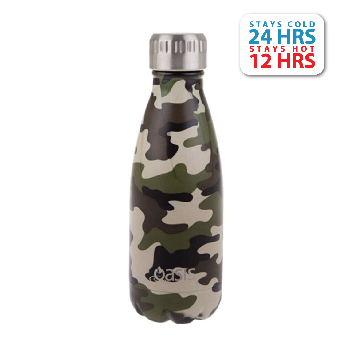 Oasis Stainless Steel Insulated Water Bottle 350ML (Printed) (SA)