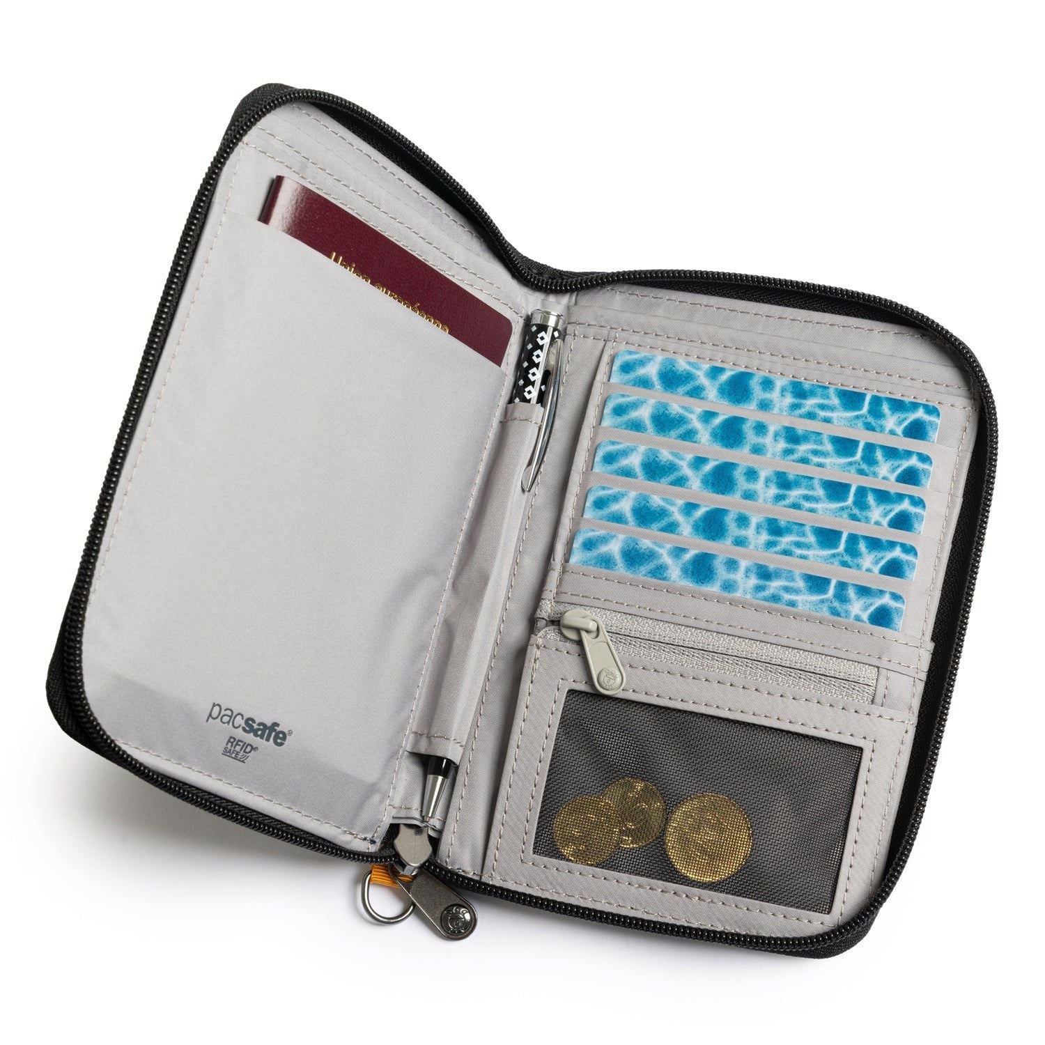 Pacsafe RFIDsafe RFID Blocking Compact Travel Organizer (SA)