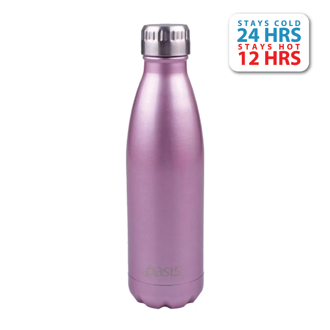 Oasis Stainless Steel Insulated Water Bottle 500ML (Plain) | Gifts & Lifestyle, Insulated Water Bottles, Travel Accessories, Water Bottles | Oasis Bottles-10