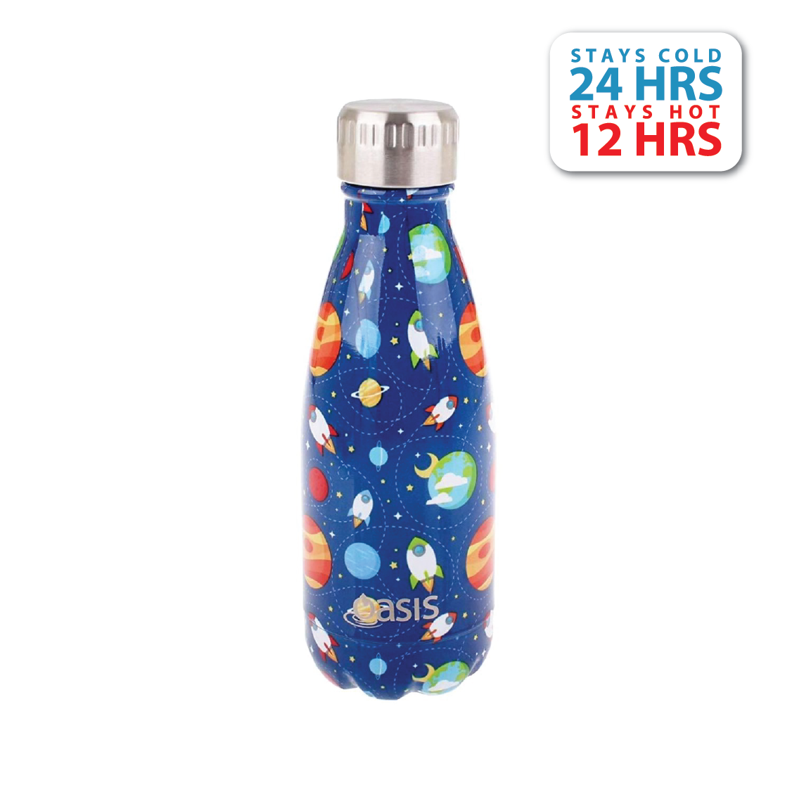 Oasis Stainless Steel Insulated Water Bottle 350ML (Printed) | Gifts & Lifestyle, Insulated Water Bottles, Travel Accessories, Water Bottles | Oasis Bottles-4