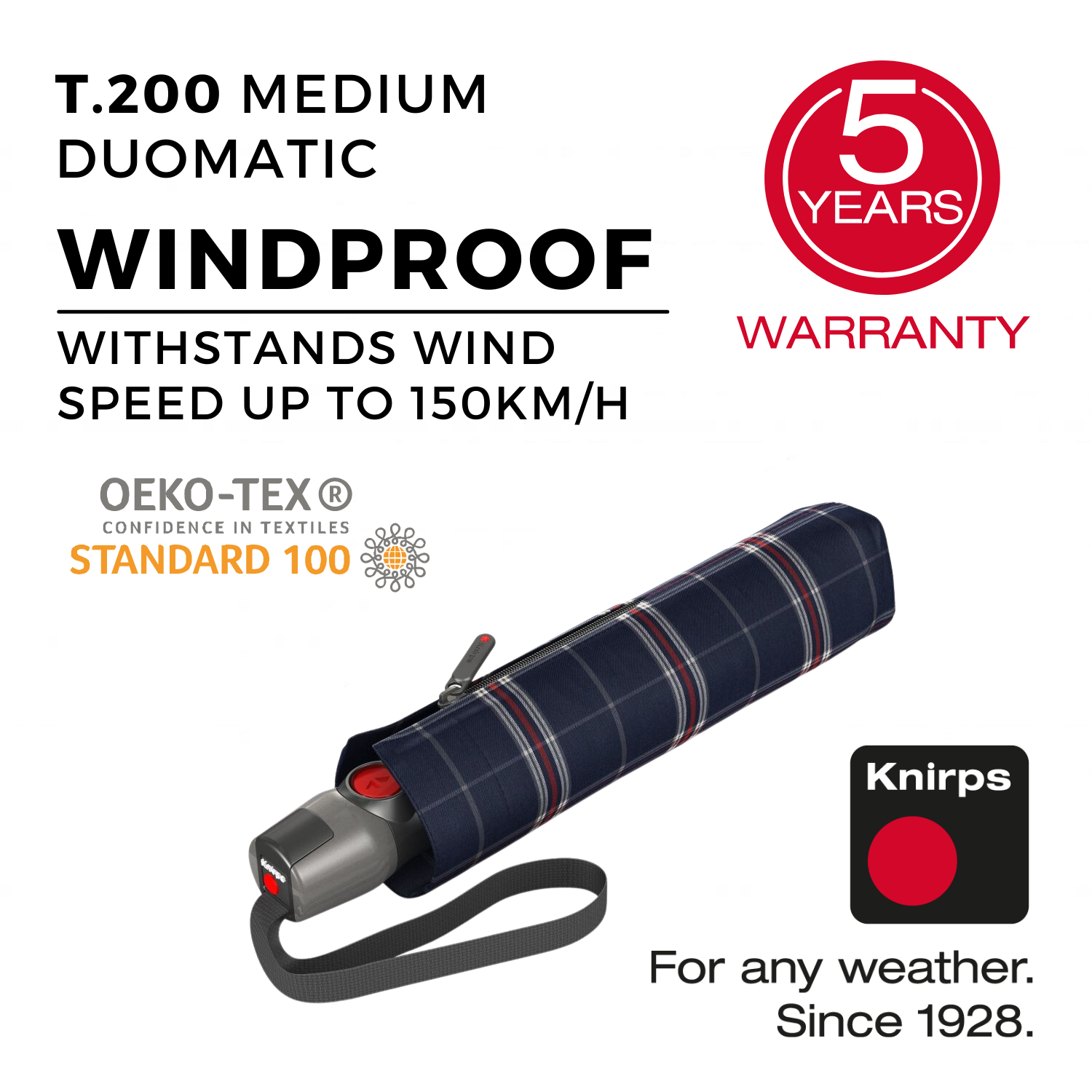 Knirps T.200 Medium Duomatic Umbrella | Knirps Umbrellas