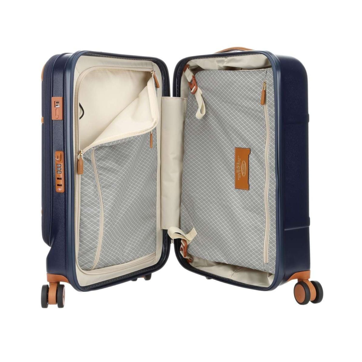 BRIC'S Bellagio V2 21" Carry On Luggage Spinner + Pocket with USB