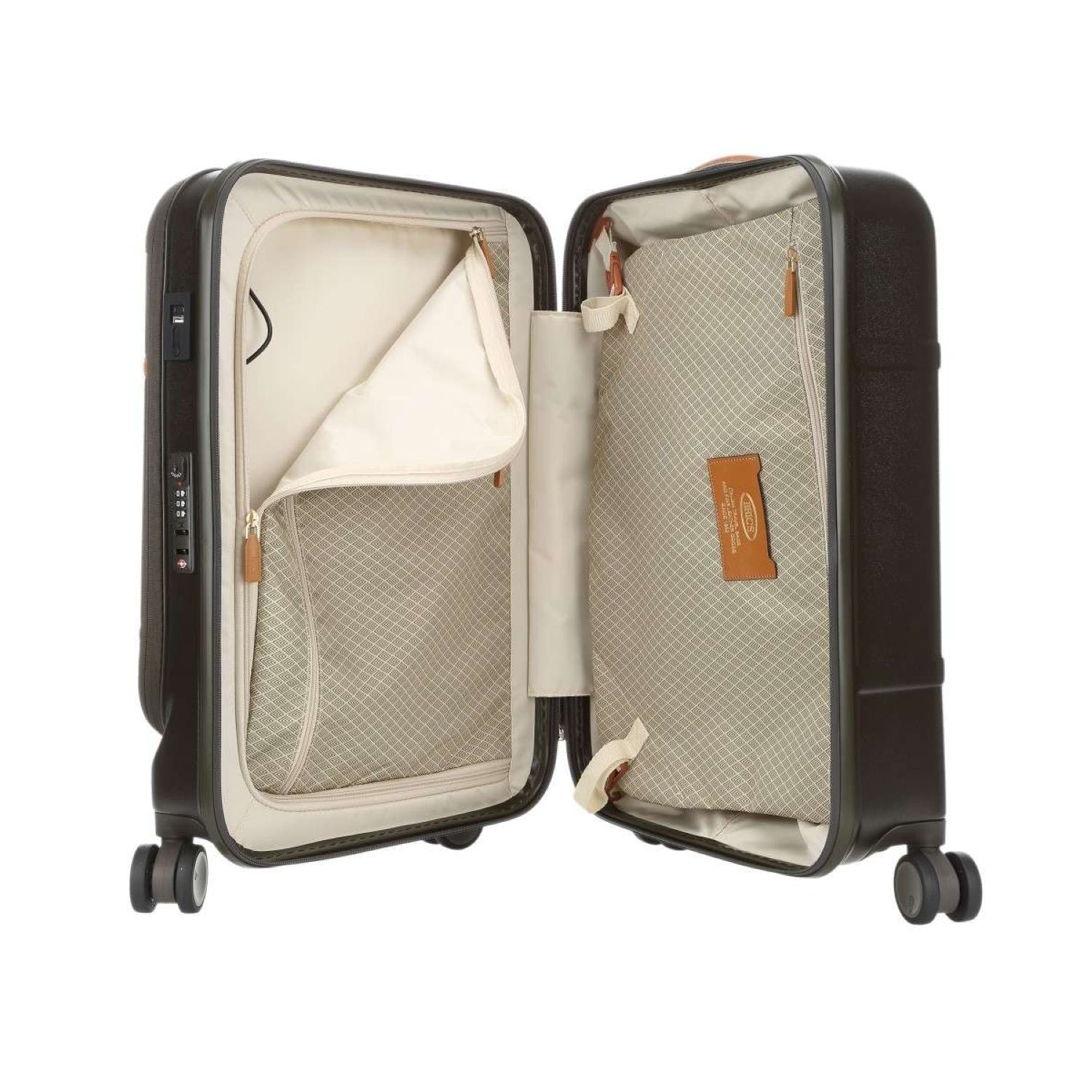 BRIC'S Bellagio V2 21" Carry On Luggage Spinner + Pocket with USB