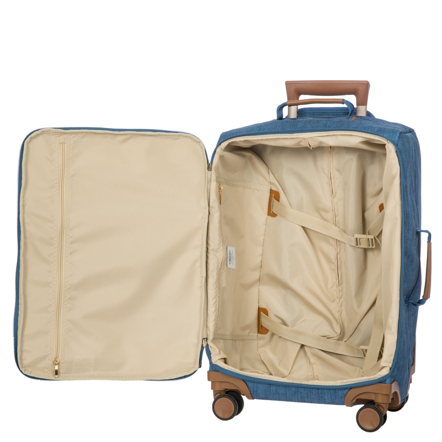 BRIC'S X-Travel 22" Carry On Luggage With Front Access Opening Spinner