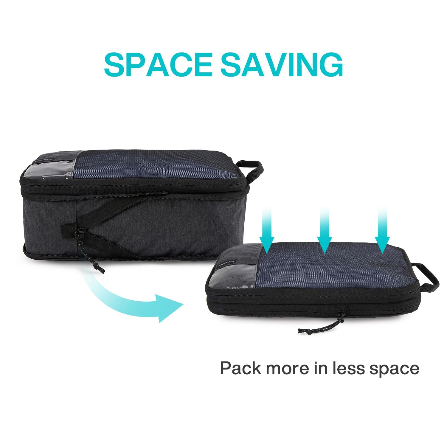 Bagsmart 6-In-1 Compression Packing Cubes