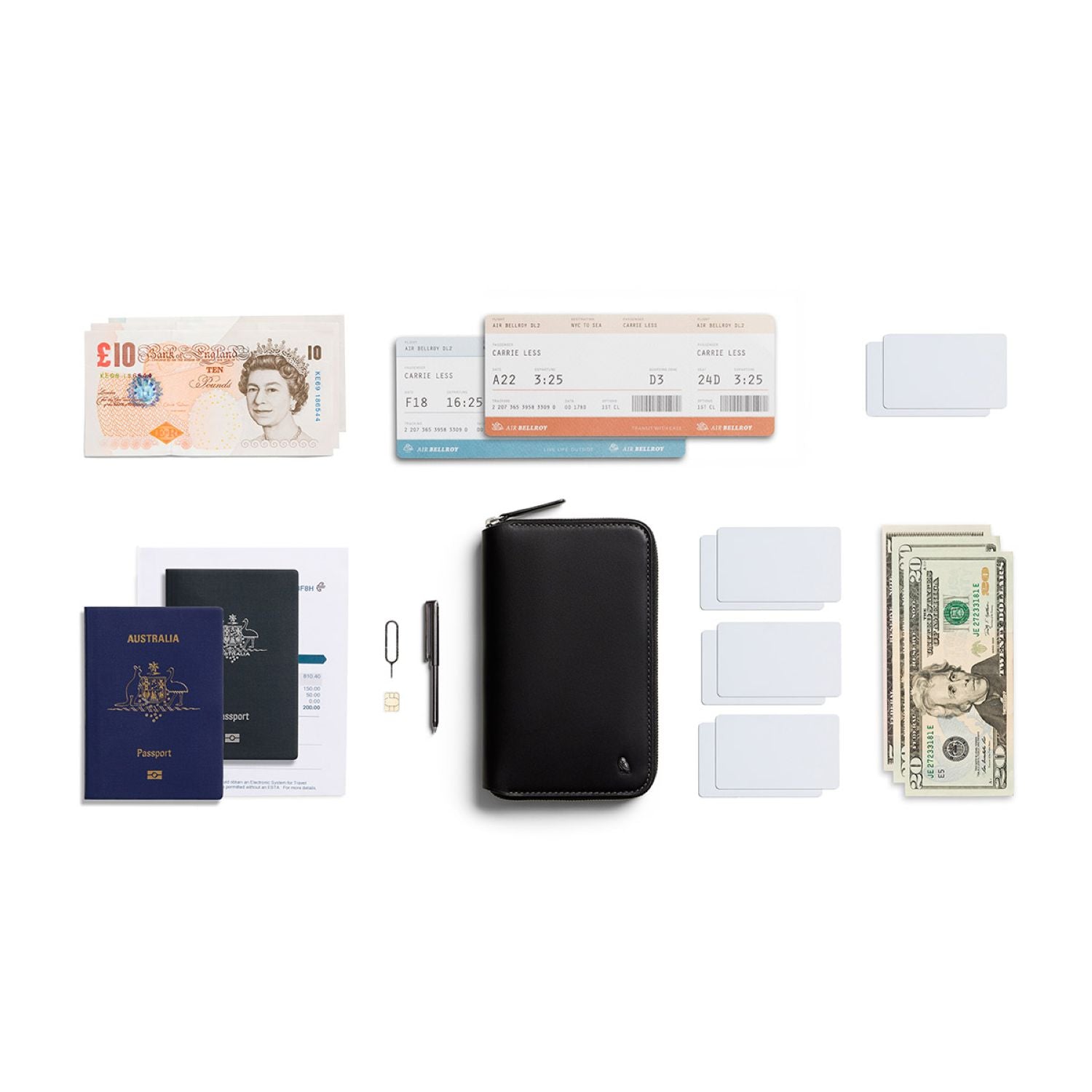 Bellroy Travel Folio | Bellroy Accessories, Bellroy Wallets, Gifts & Lifestyle, Men's Wallets, Passport Holders, RFID Passport Holders, RFID Wallets, Travel Accessories, Wallets, Zip Wallets | Bellroy-9