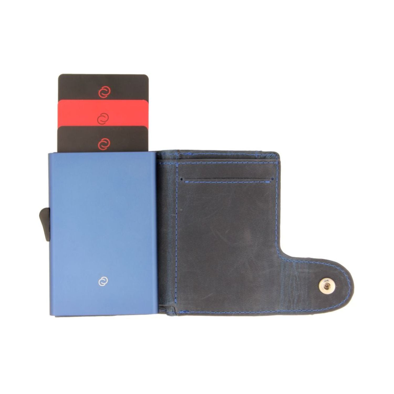 C-Secure Italian Leather Wallet With Coin Pouch