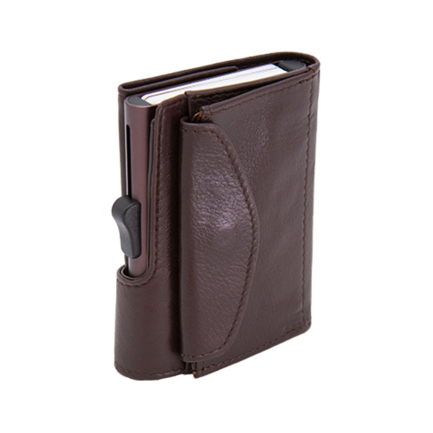 C-Secure XL Italian Leather Wallet with Coin Pouch