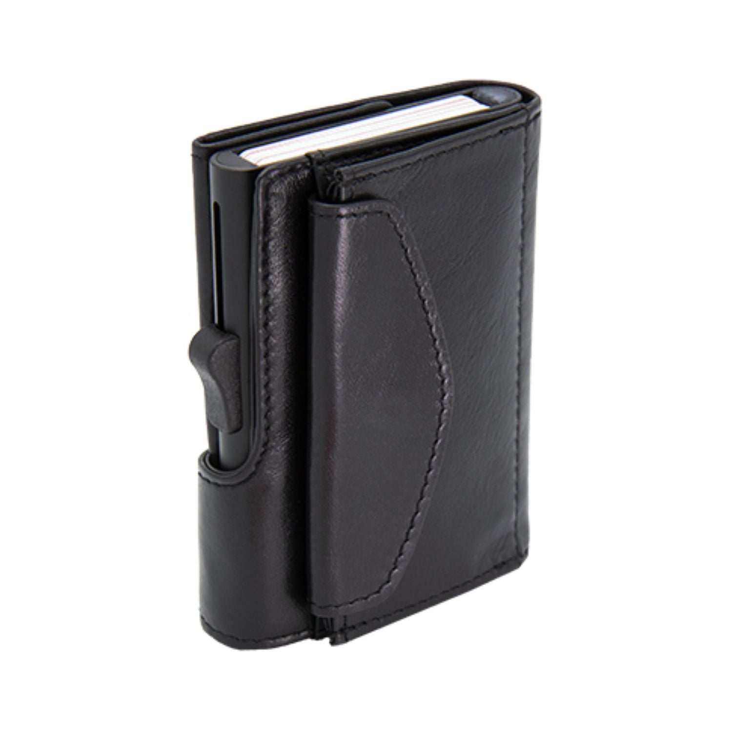 C-Secure XL Italian Leather Wallet with Coin Pouch