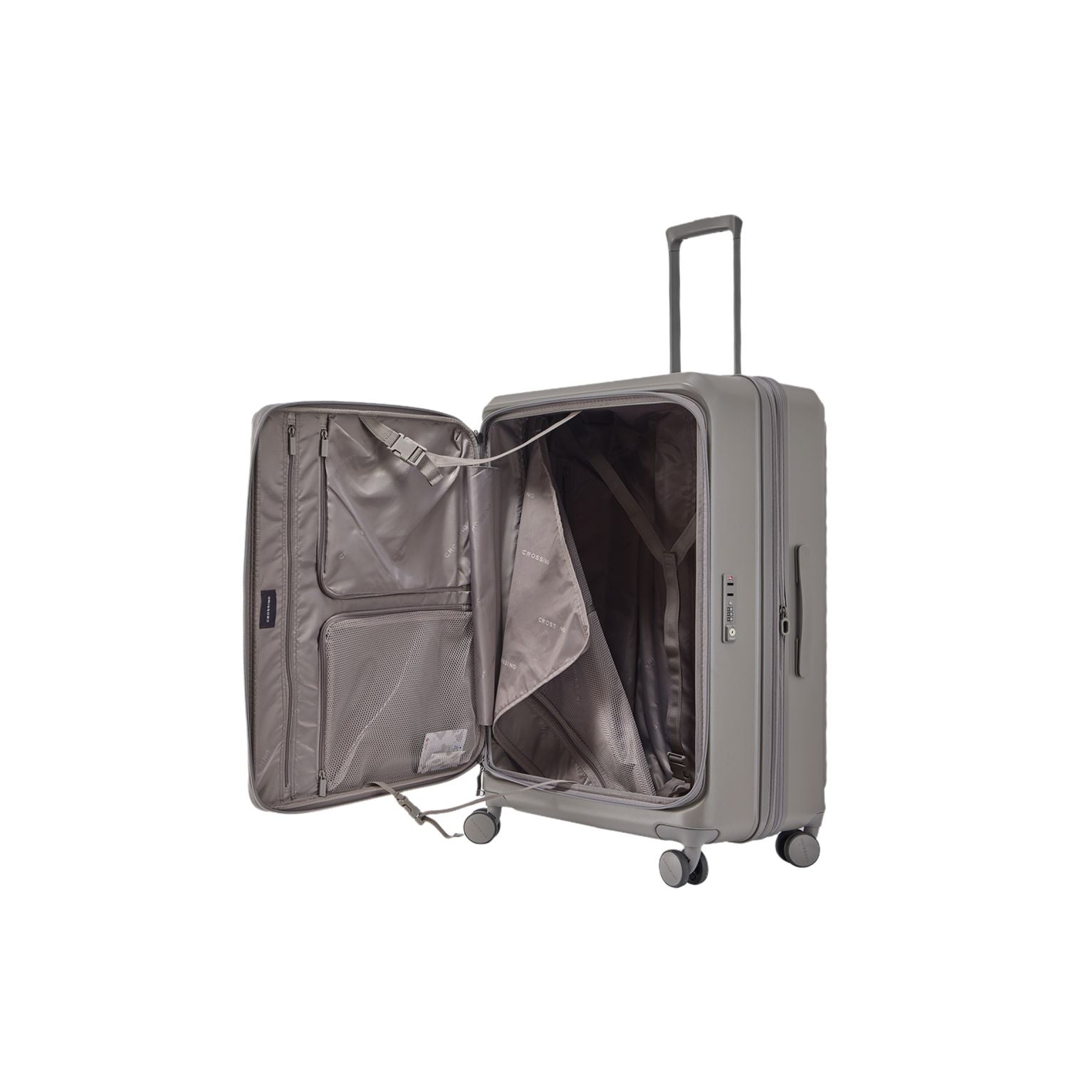 CROSSING INVI 24" Medium Expandable Luggage With Front Access Opening