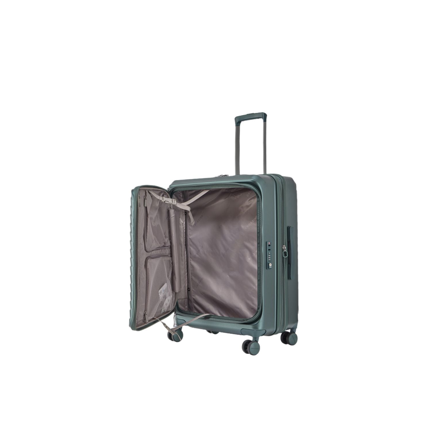 CROSSING INVI 24" Medium Expandable Luggage With Front Access Opening