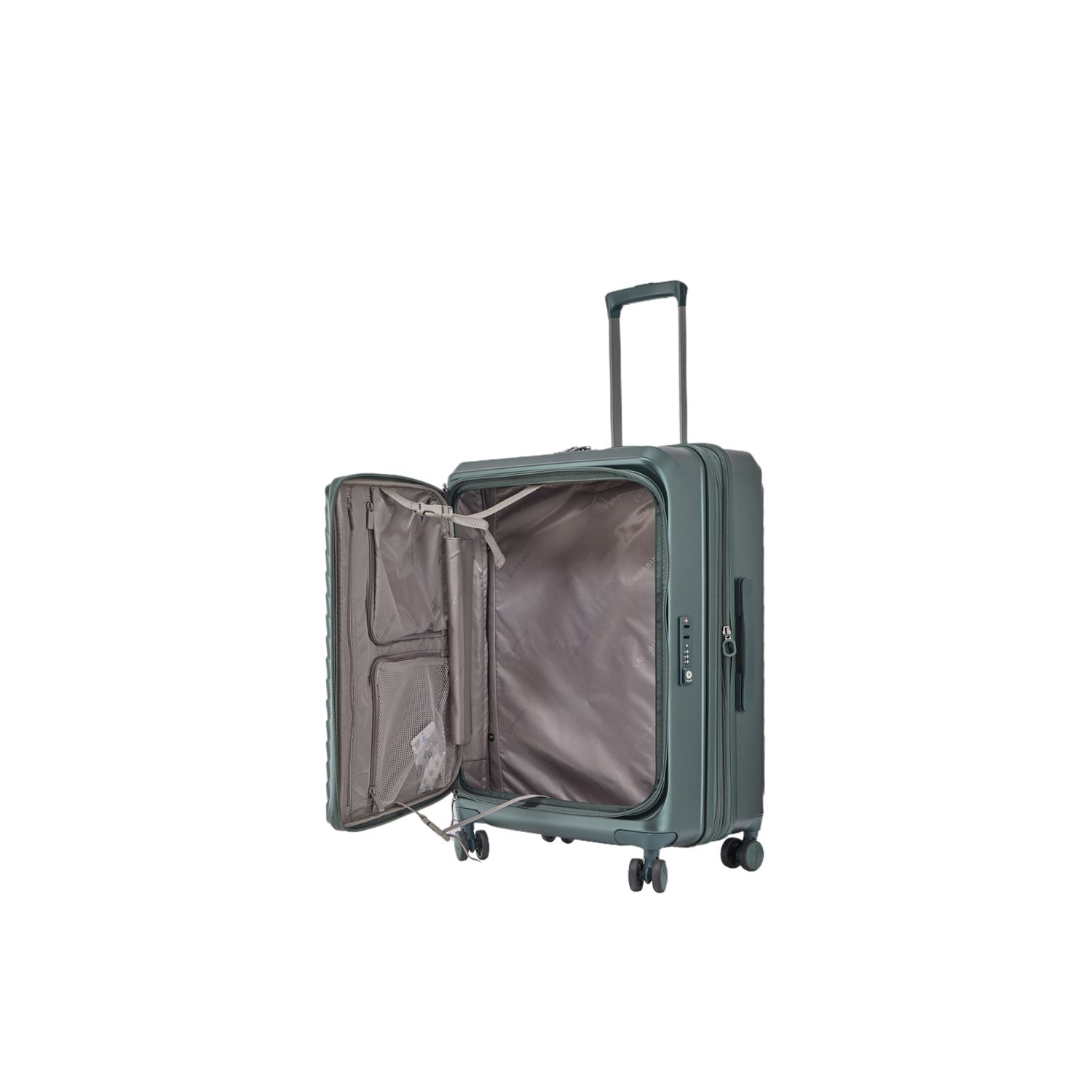 CROSSING INVI 24" Medium Expandable Luggage With Front Access Opening