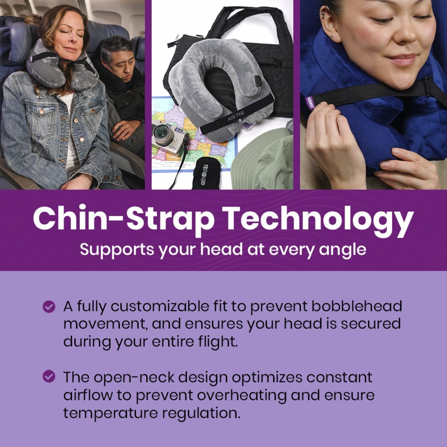 Cabeau AirTNE Inflatable Travel Neck Pillow (SA)