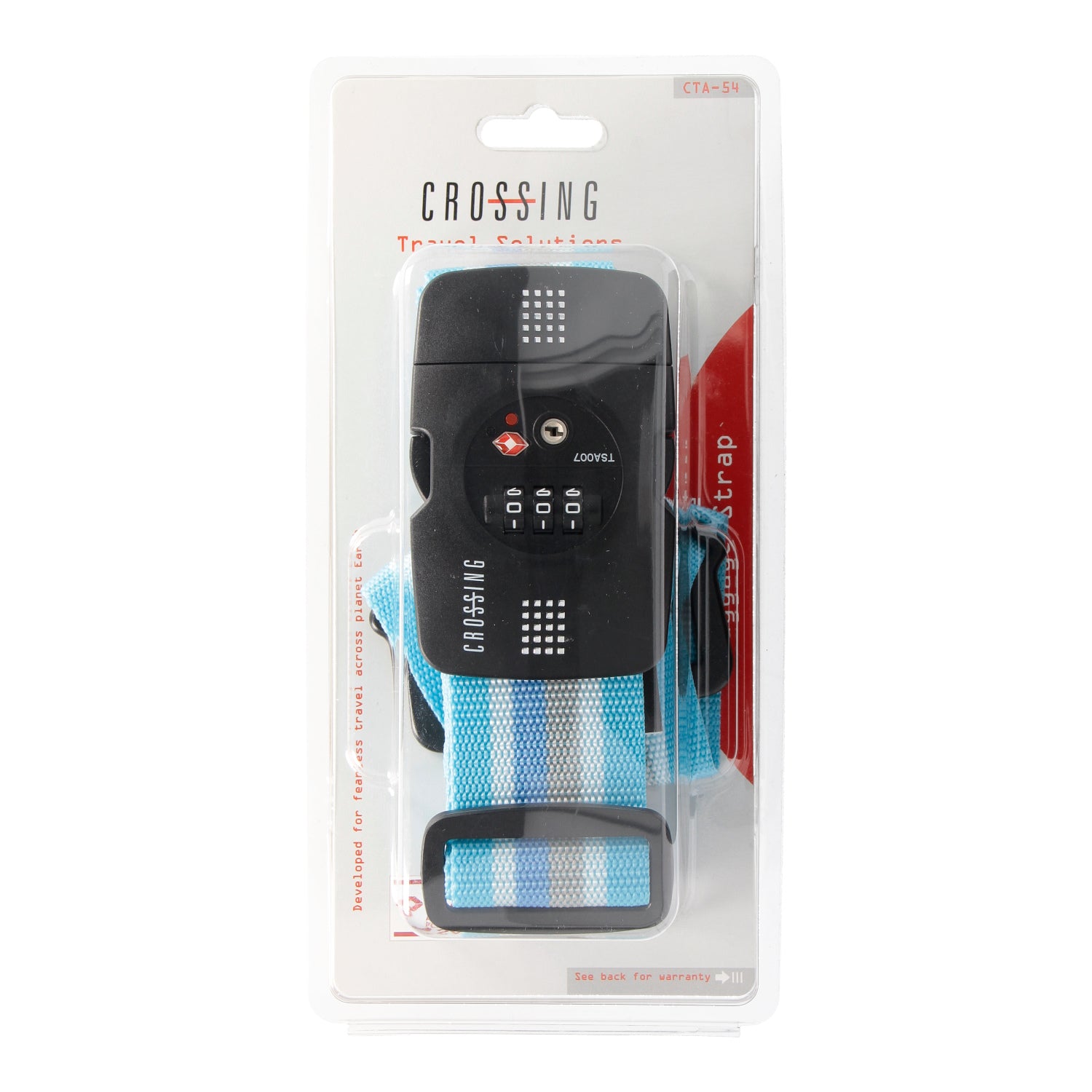 Crossing Double Travel Sentry Approved Luggage Strap