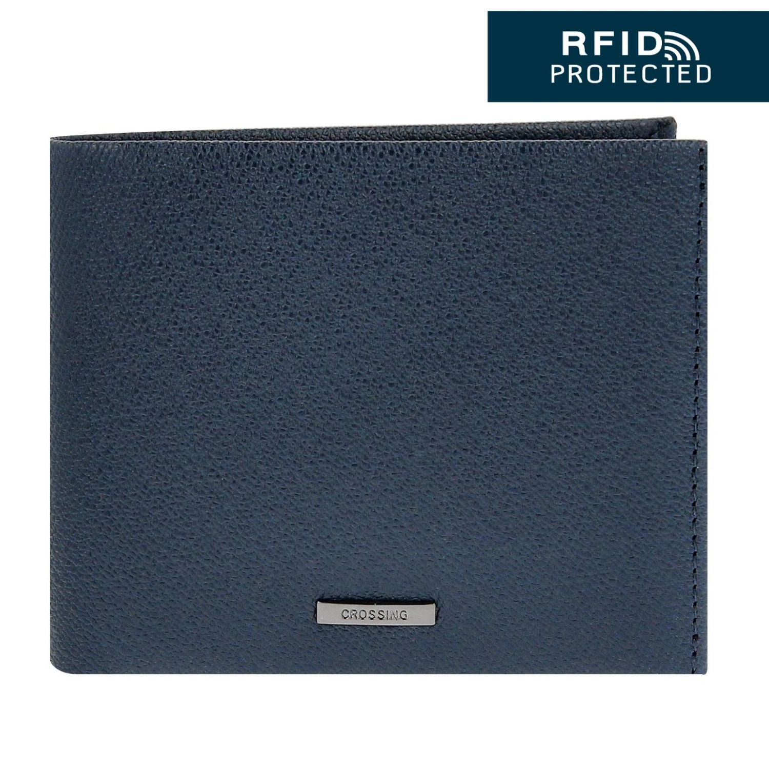 Crossing Elite Bi-fold Leather Wallet With Coin Pouch RFID