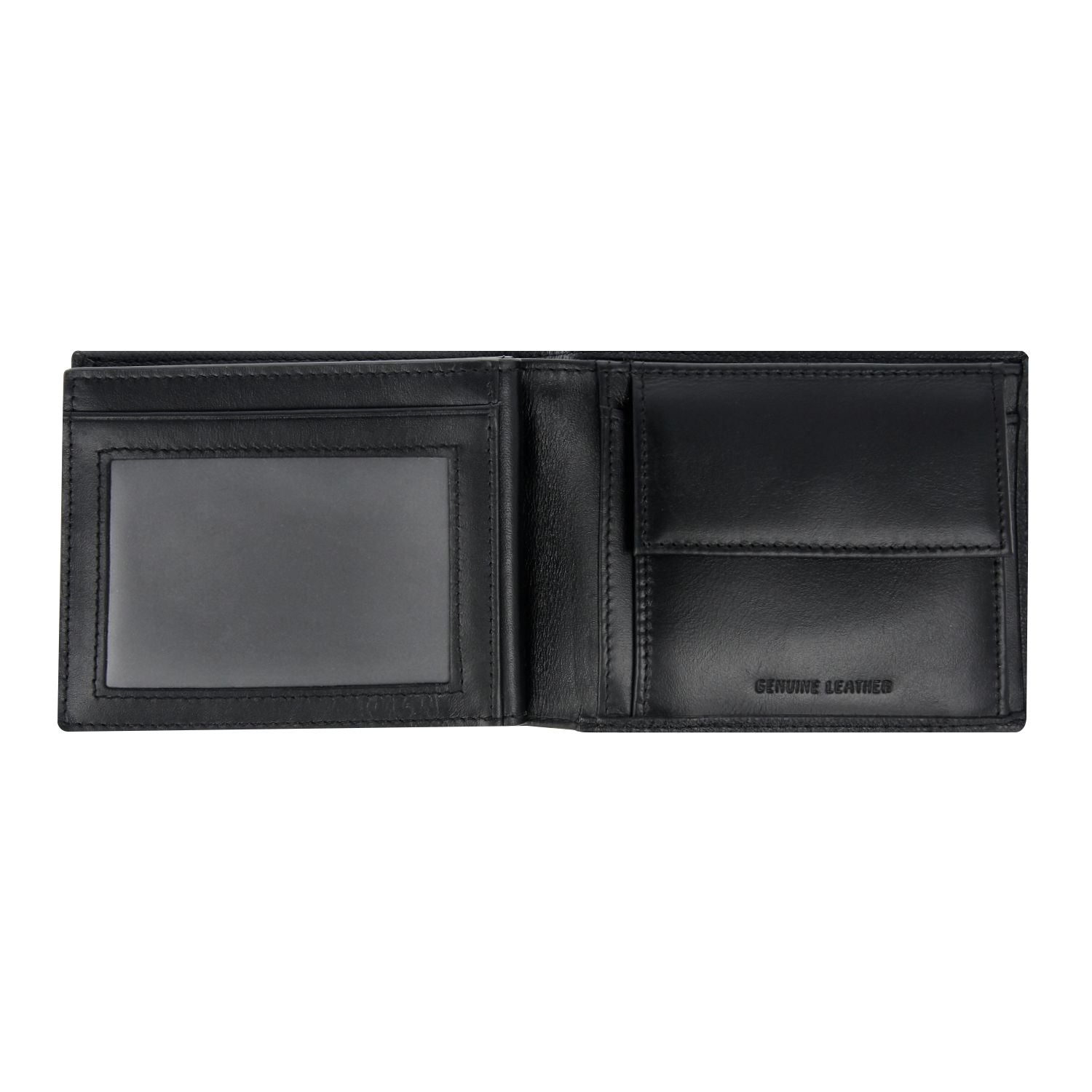 Crossing Elite Bi-fold Leather Wallet With Flap And Coin Pouch RFID