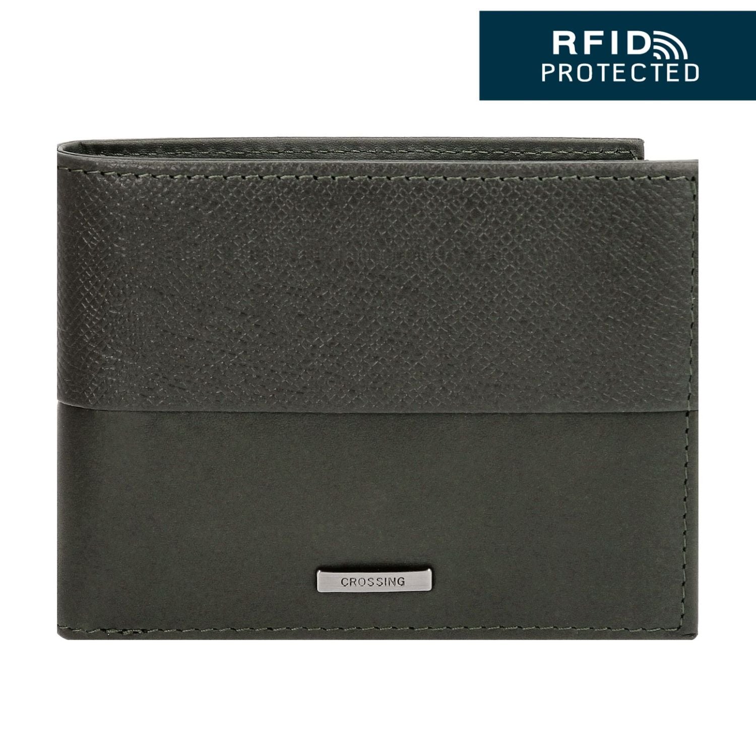 Crossing Infinite Slim Leather Wallet With Coin Pocket [5 Card Slots] RFID (SA)