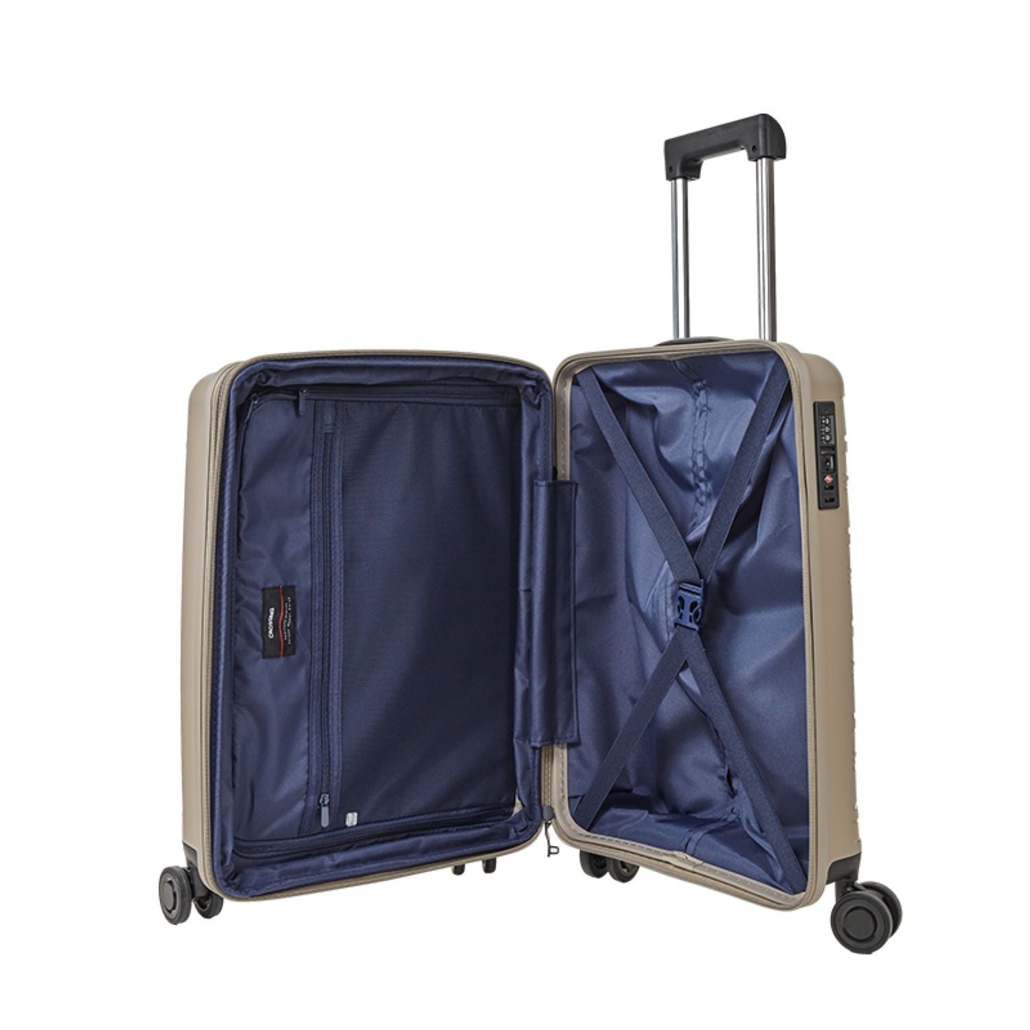 Crossing Supra Polypropylene Expandable 20" Carry On Luggage Spinner