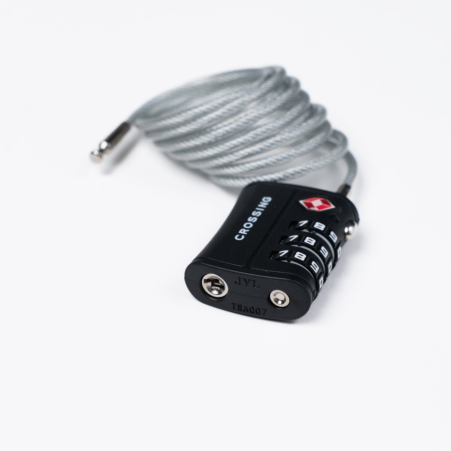 Crossing Ultra-Light TSA 3-Dial 1M Cable Lock