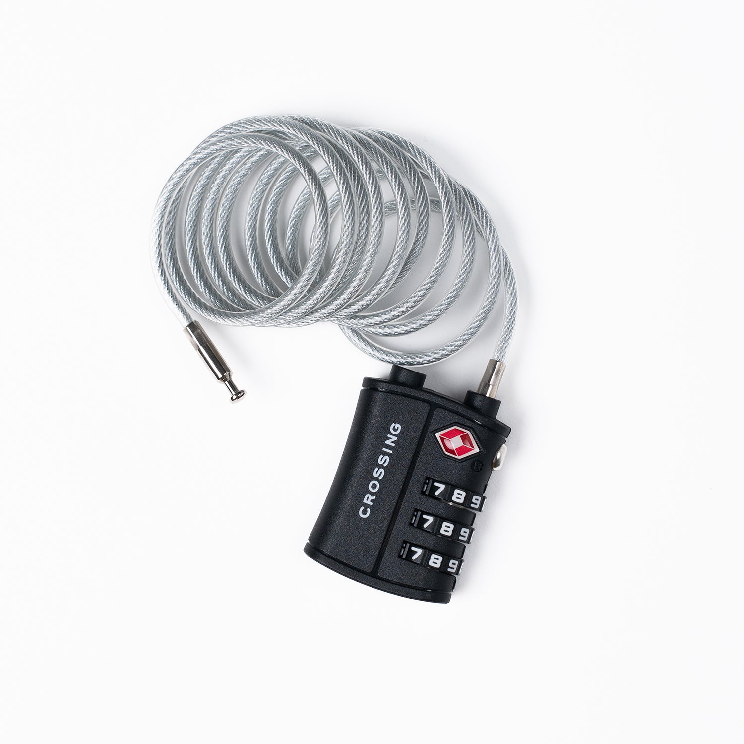 Crossing Ultra-Light TSA 3-Dial 1M Cable Lock