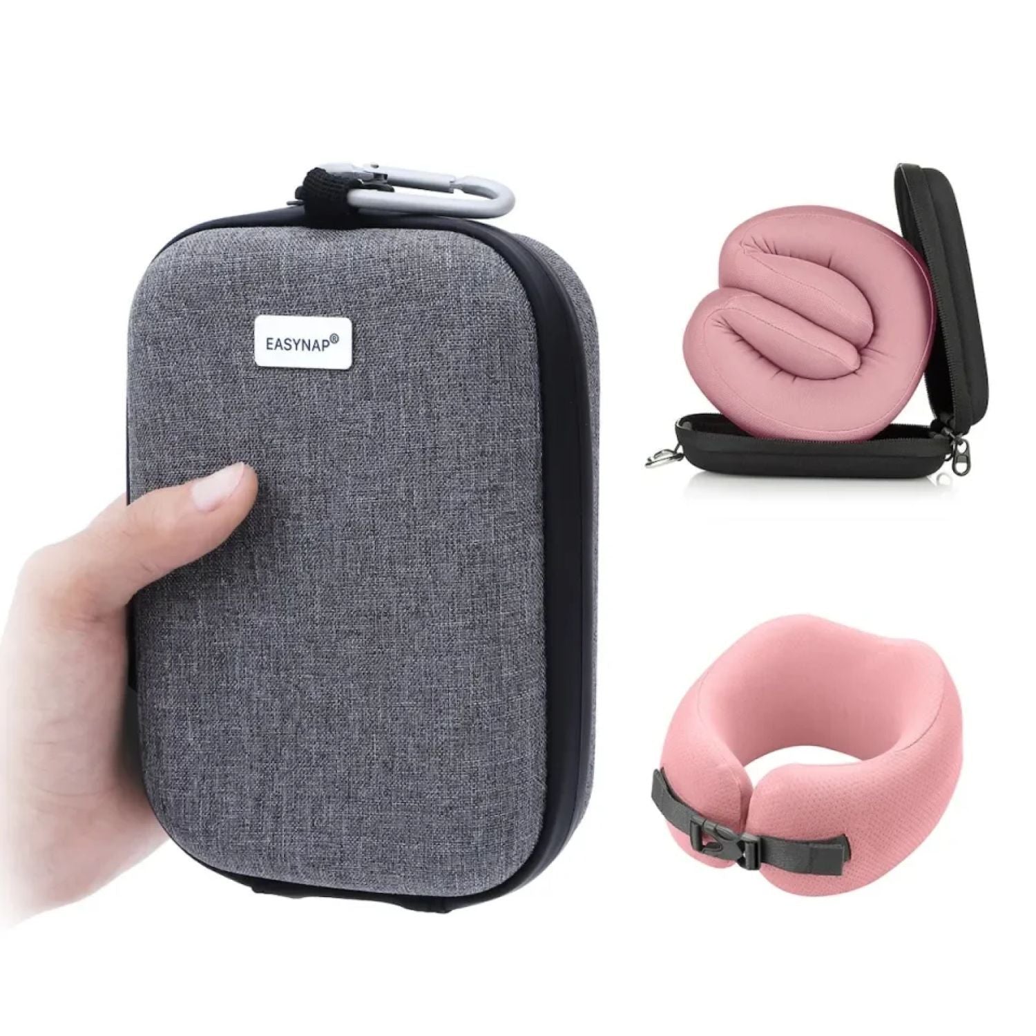 Easynap Foldable Pocket Travel Neck Pillow With Pouch Medium