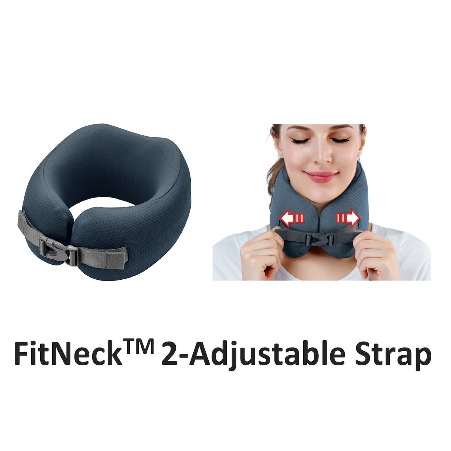 Easynap Foldable Pocket Travel Neck Pillow With Pouch Medium