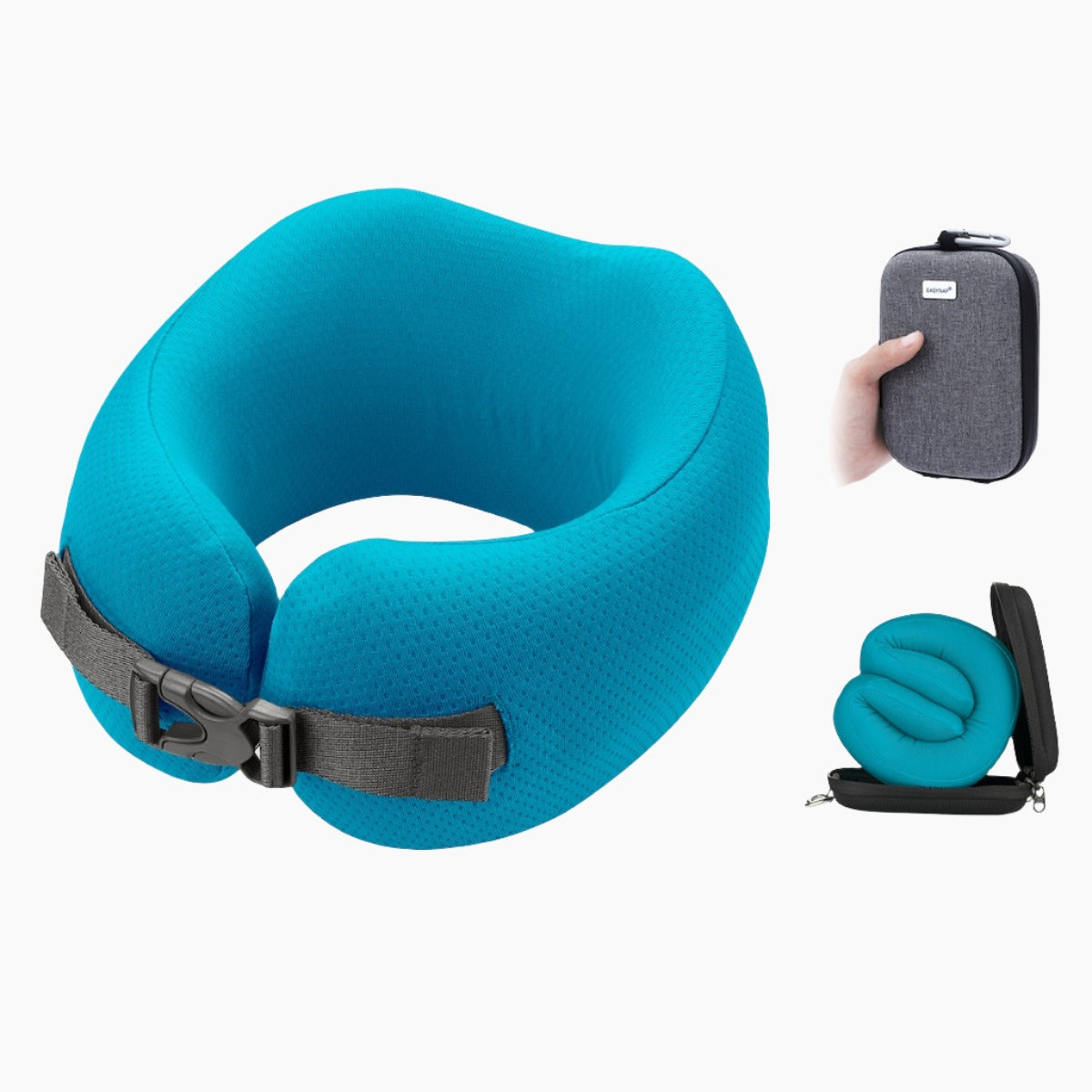 Easynap Foldable Pocket Travel Neck Pillow With Pouch Small