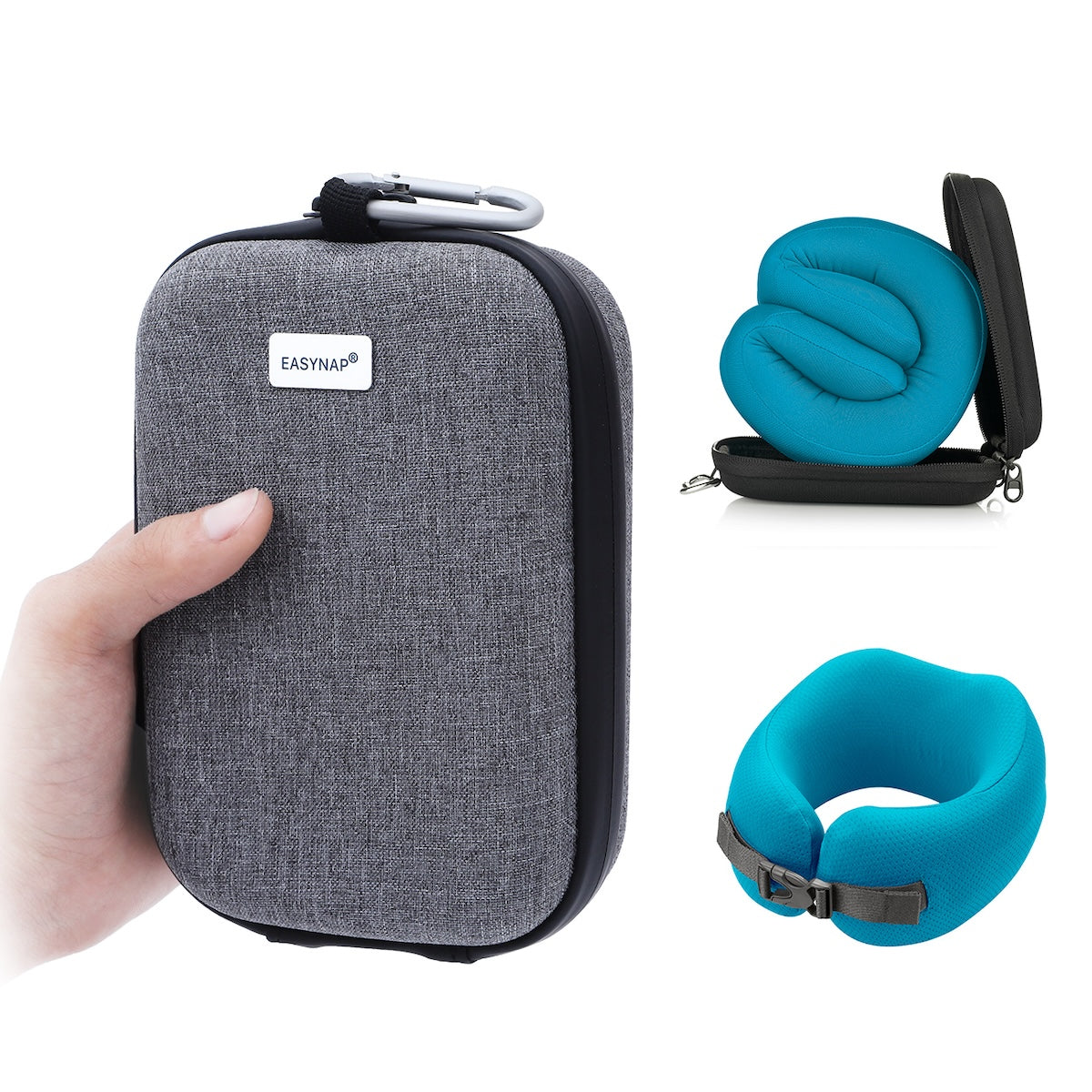 Easynap Foldable Pocket Travel Neck Pillow With Pouch Small