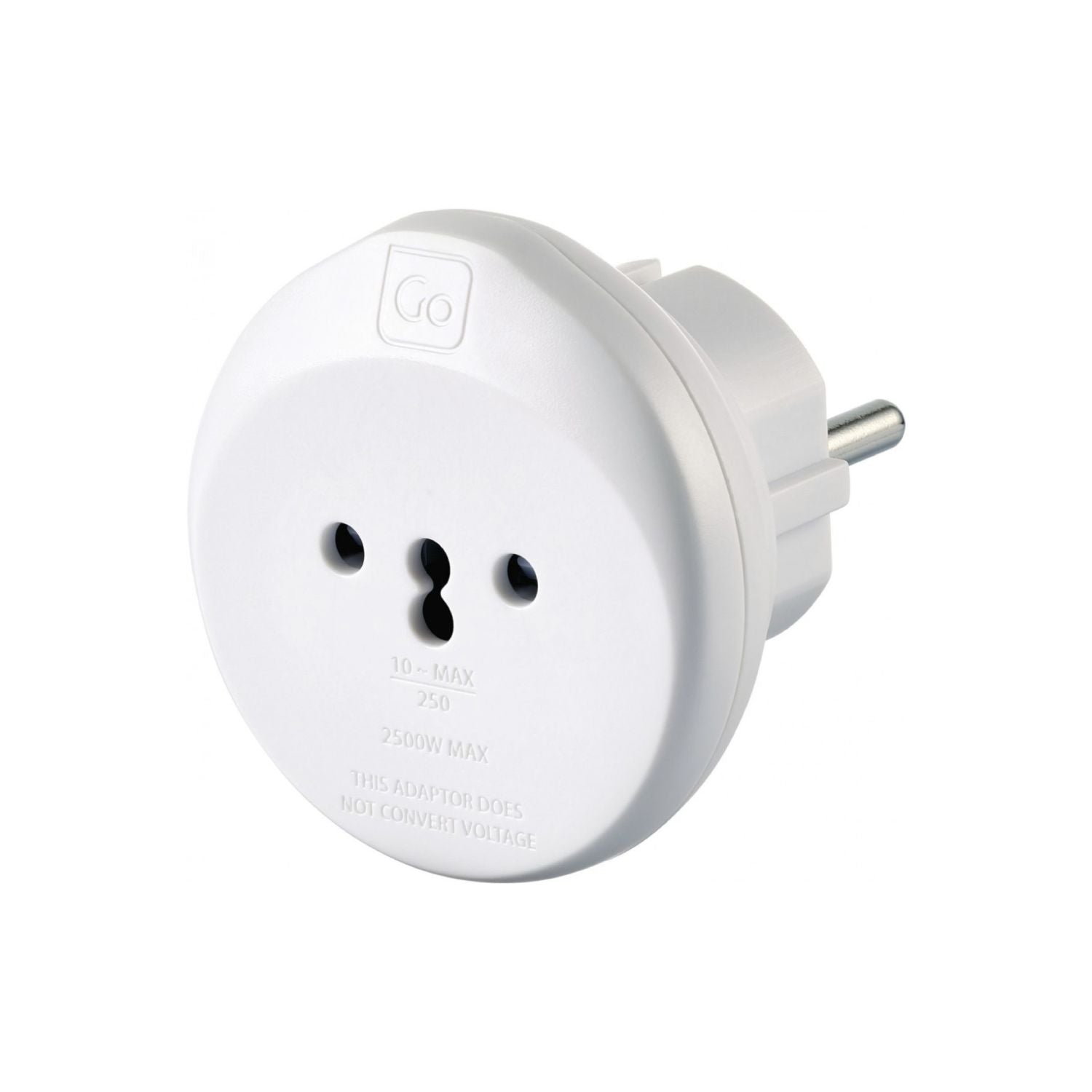 Go Travel Swiss-Eu Adapter | Travel Accessories, Travel Adaptors | Go Travel-1