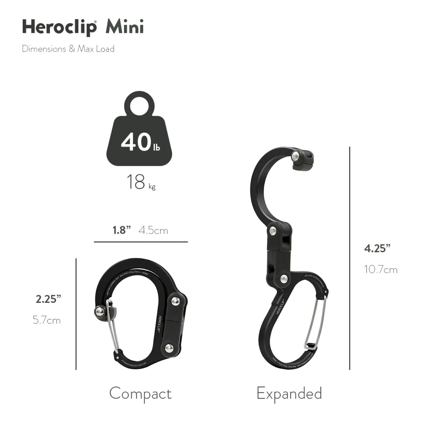 Heroclip Carabiner Mini