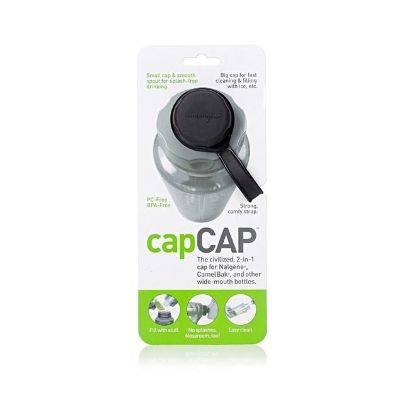 Humangear Capcap+ Universal Water Bottle Cap