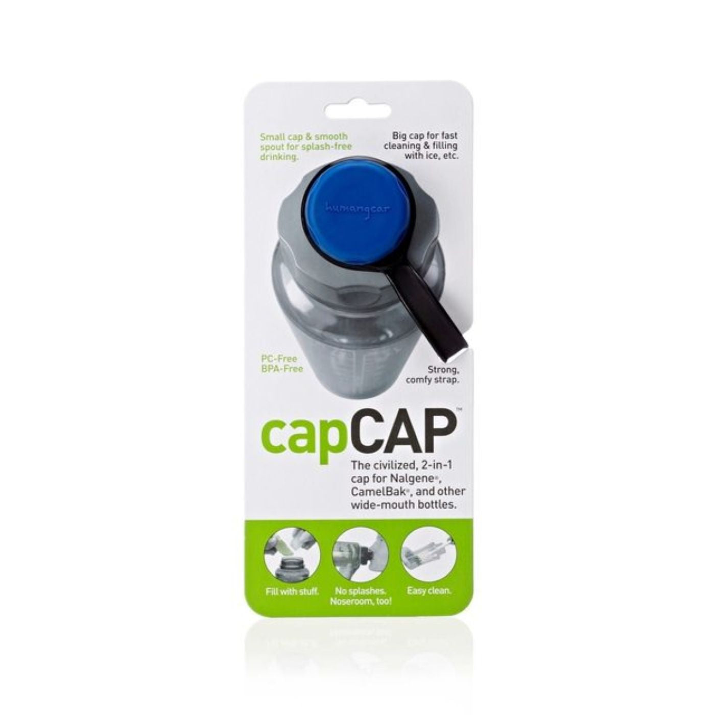 Humangear Capcap+ Universal Water Bottle Cap