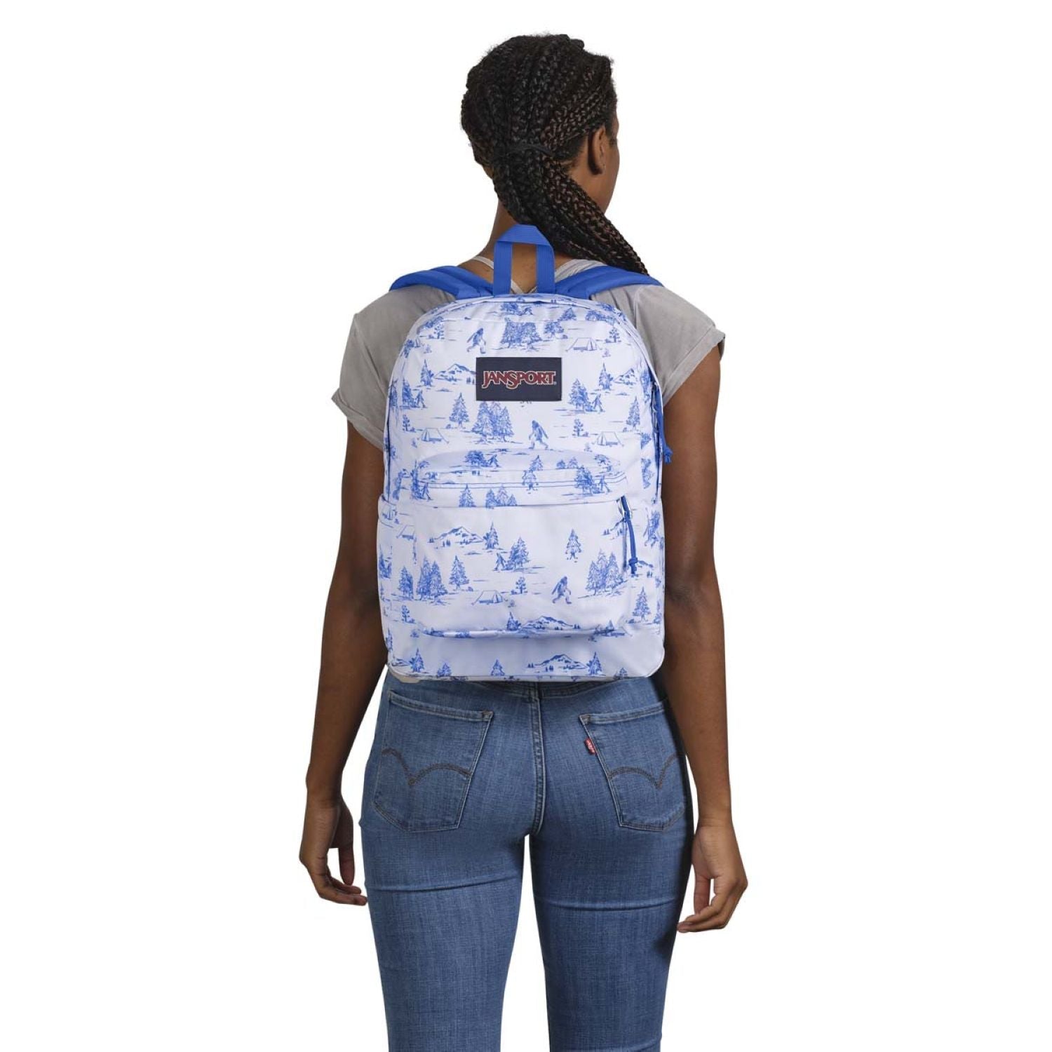 Jansport Superbreak Plus Backpack (Printed) (SA)