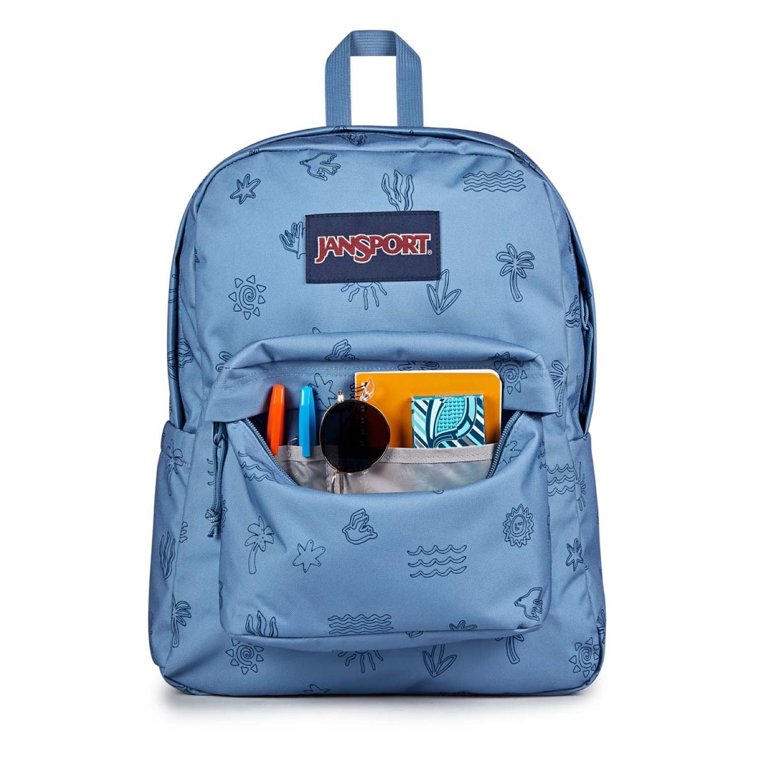 Jansport Superbreak Plus Backpack (Printed 1) (SA)