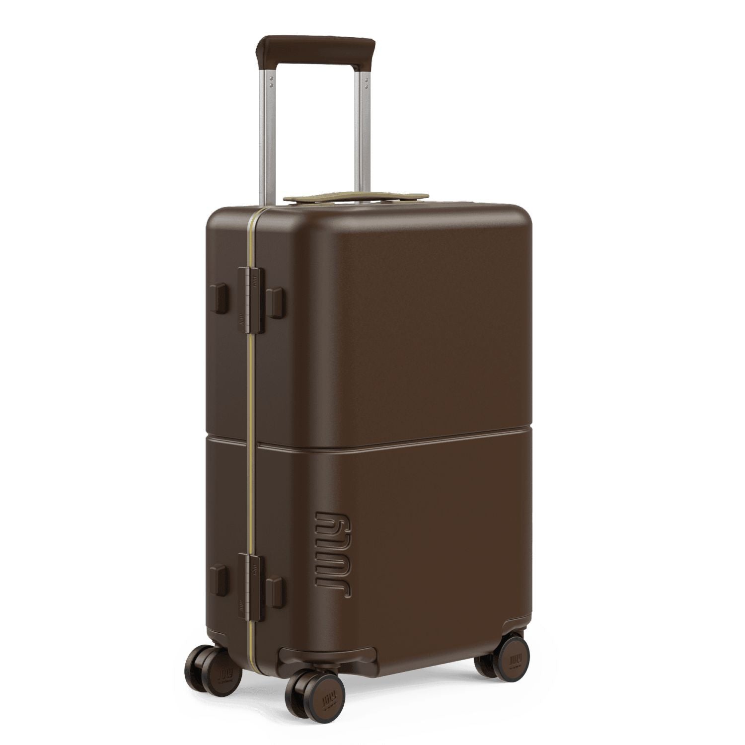 July Carry On Trunk Polycarbonate 21" Luggage With Fast Charge Usb-C Cable