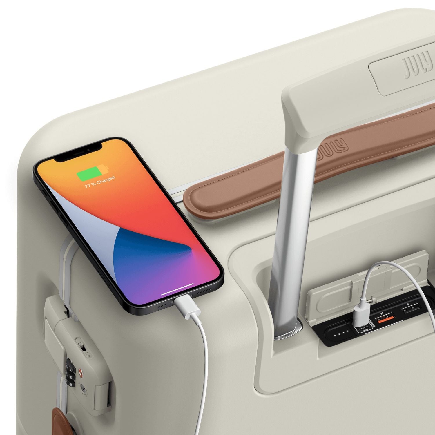 July Carry On Trunk Polycarbonate With Fastcharge USB-C 21" Luggage (SA)