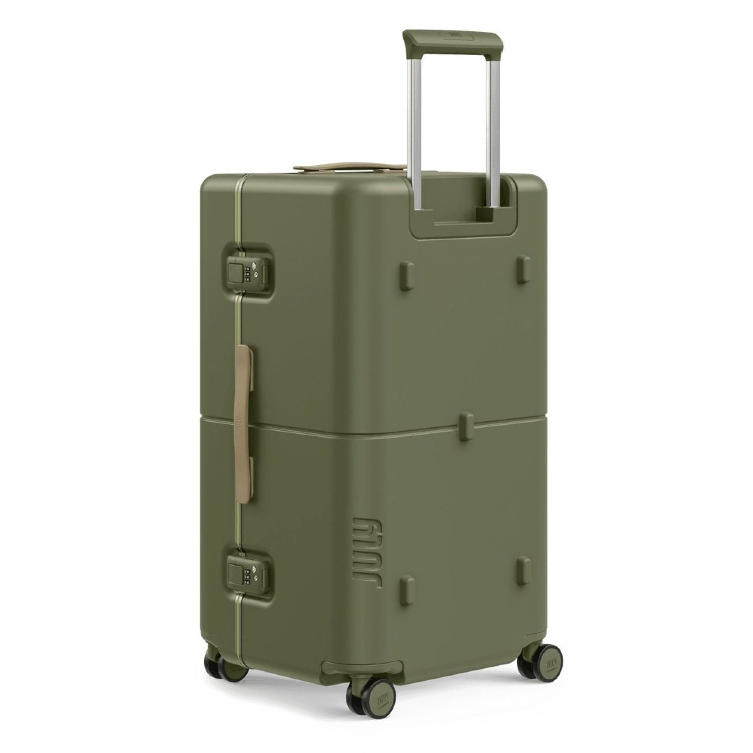 July Checked Trunk Polycarbonate Frame 28" Luggage (SA)