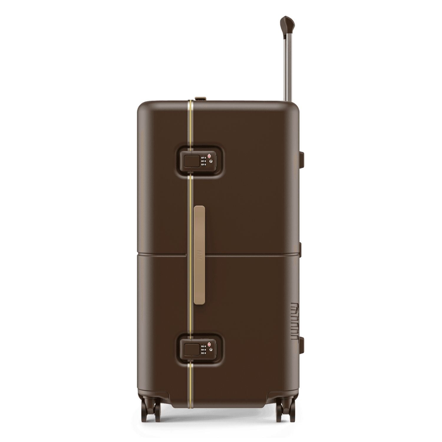 July Checked Trunk Polycarbonate Frame 28" Luggage