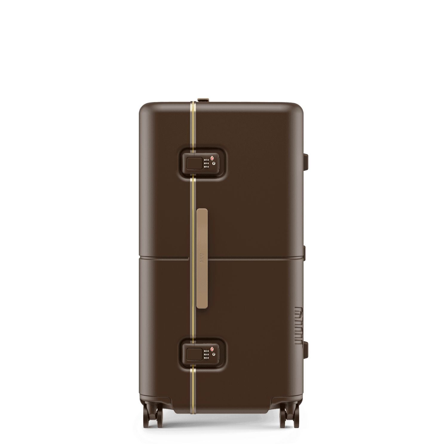 July Checked Trunk Polycarbonate Frame 28" Luggage