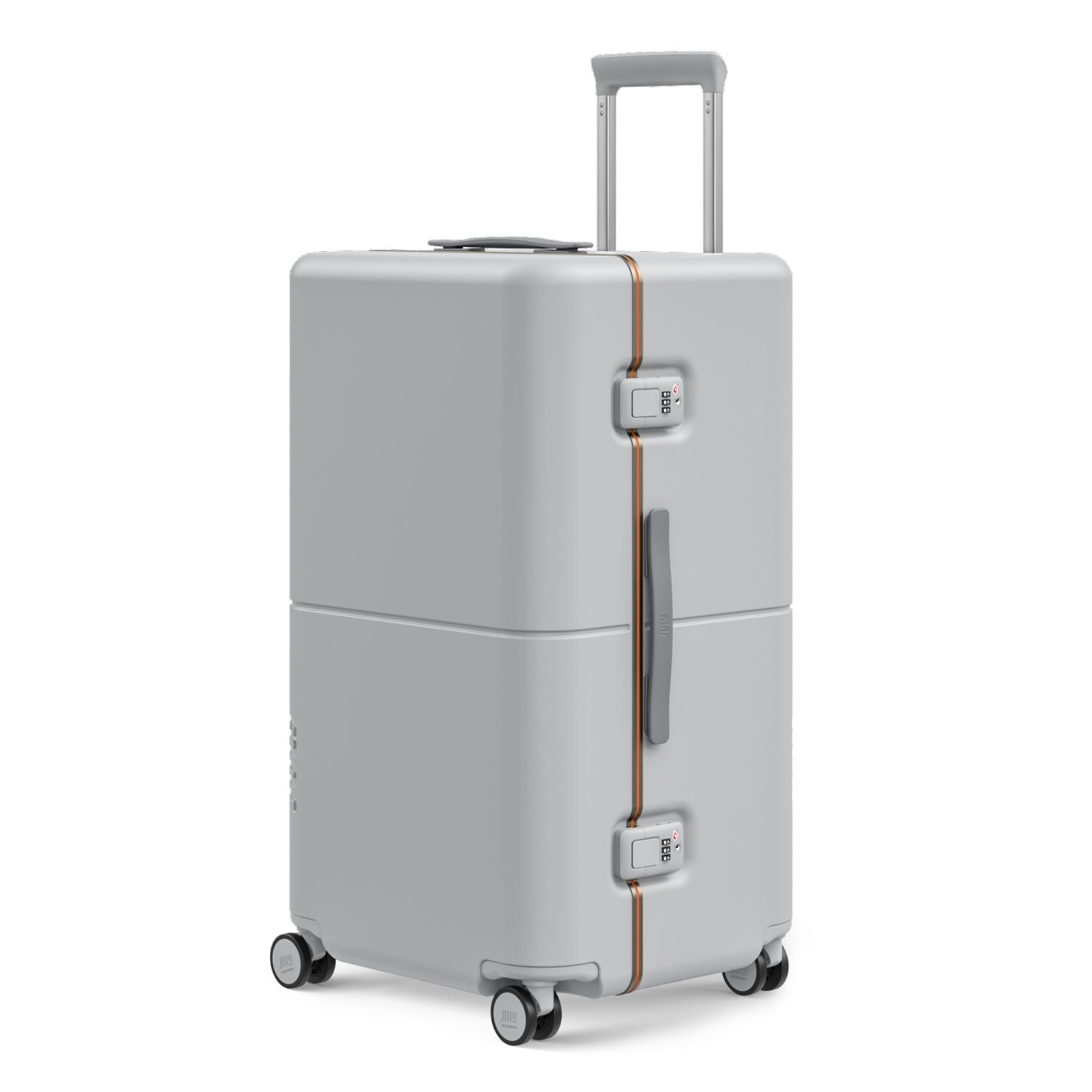 July Checked Trunk Polycarbonate Frame 28" Luggage