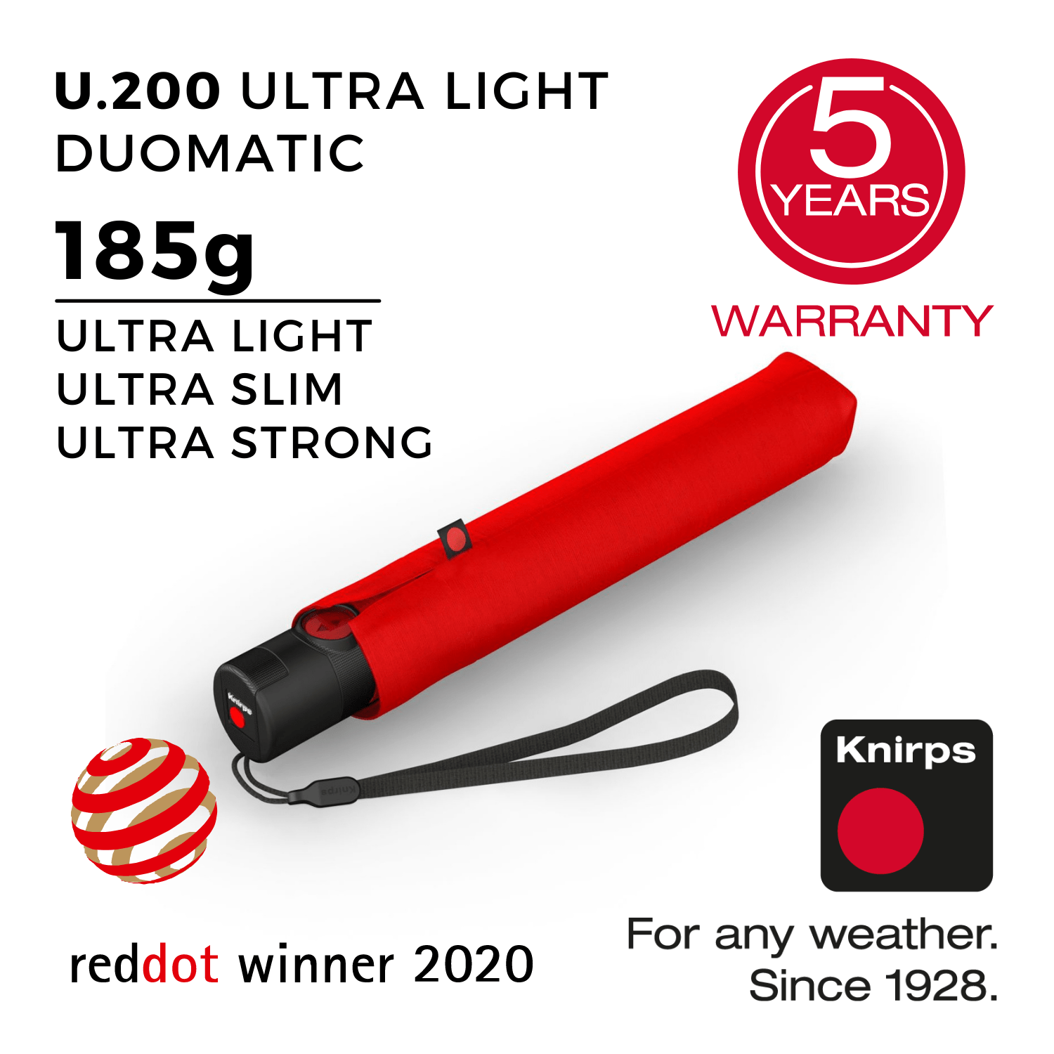 Knirps U.200 Ultra Light Duomatic Umbrella