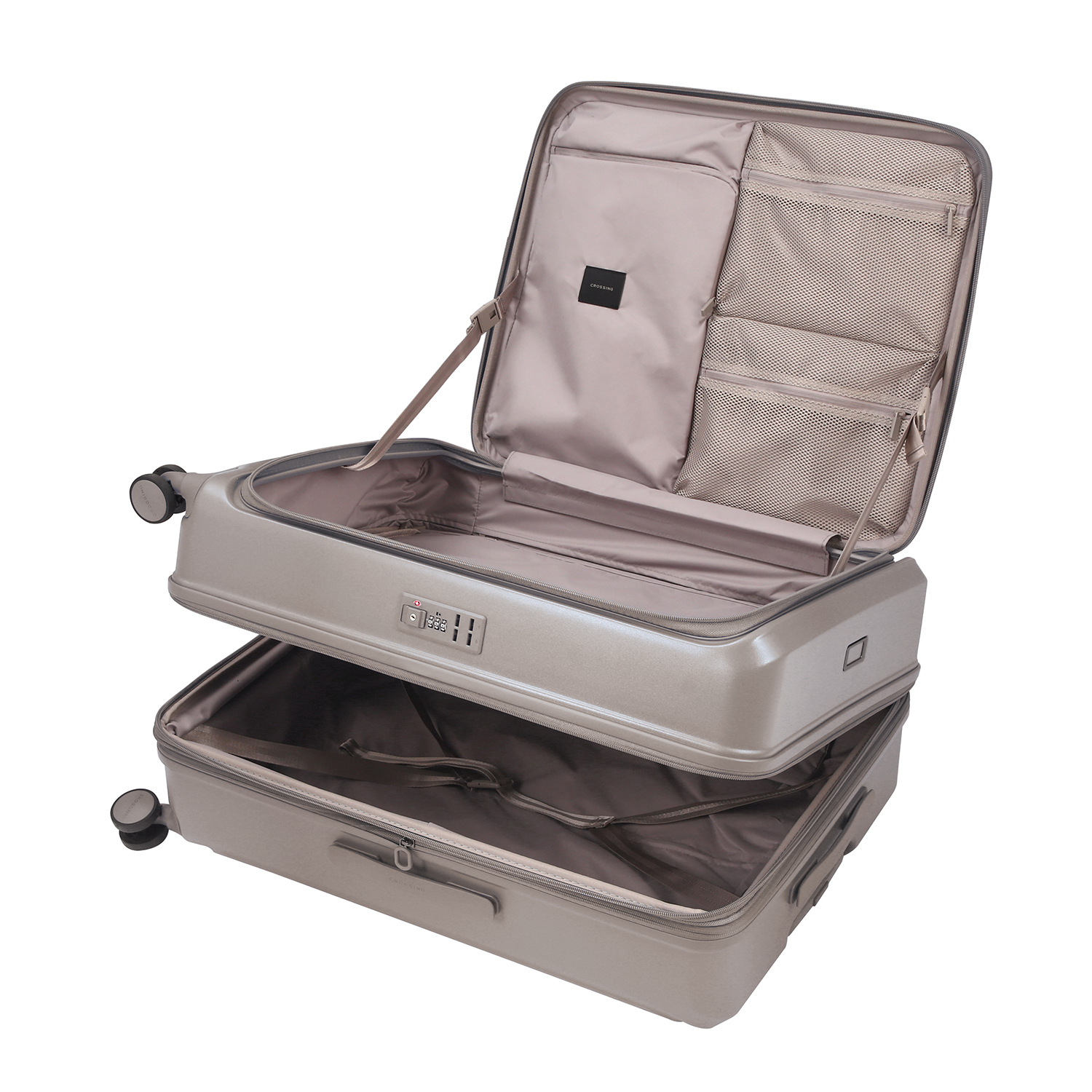CROSSING INVI 30" Large Expandable Luggage With Front & Middle Access V3