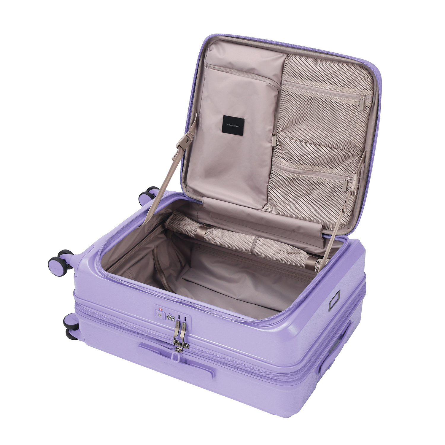 CROSSING INVI 25" Medium Expandable Luggage With Front & Middle Access V3