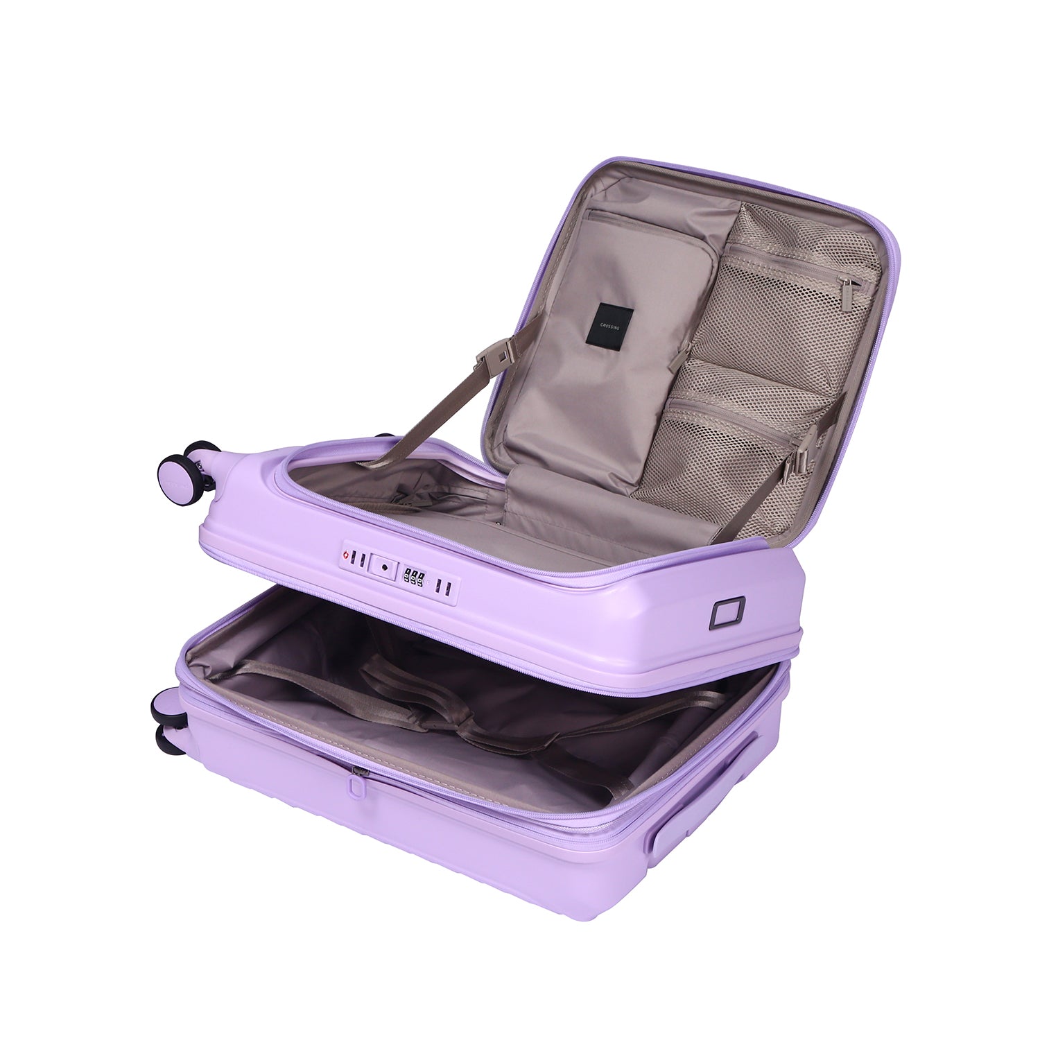 CROSSING INVI 20" Carry On Expandable Luggage With Front & Middle Access V3