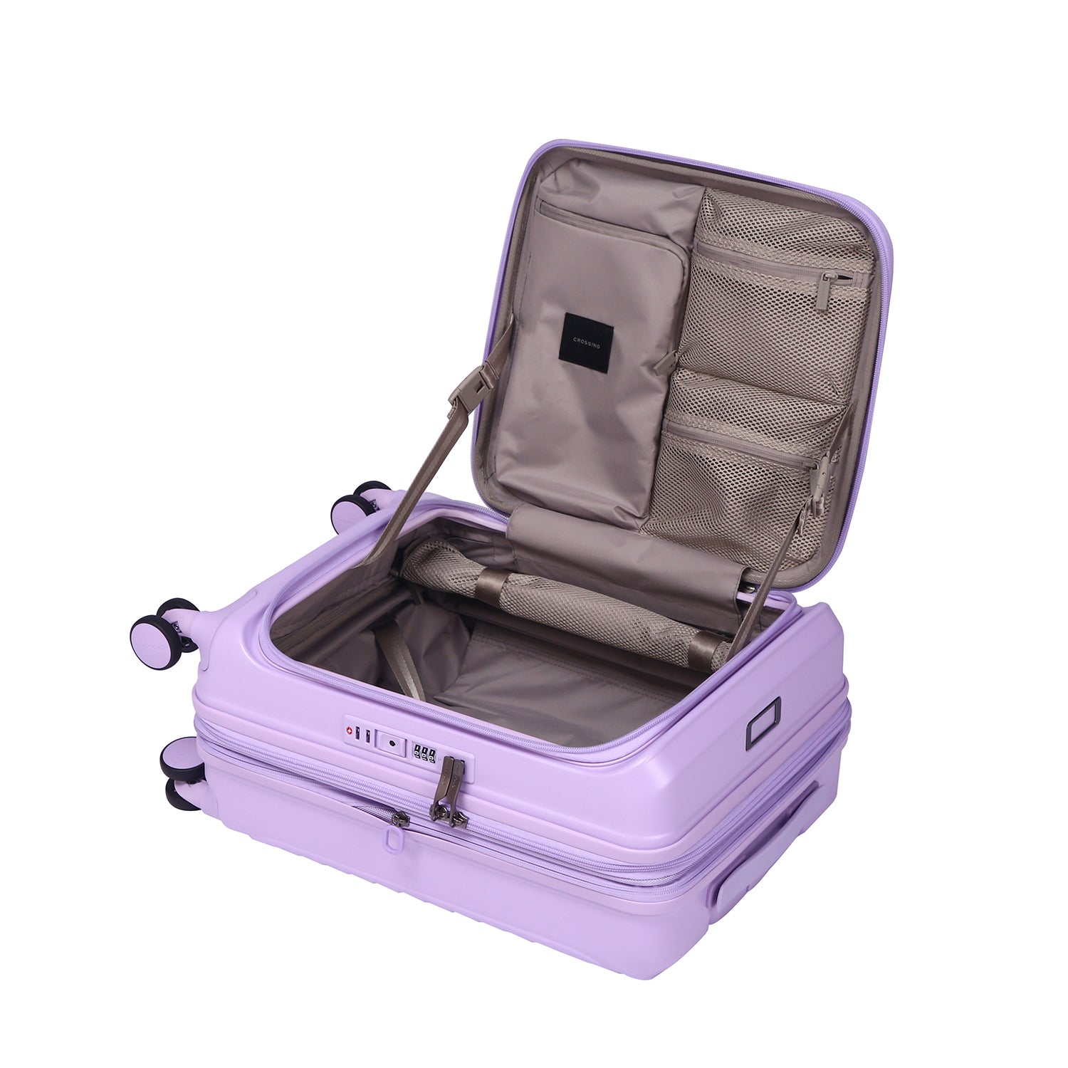 CROSSING INVI 20" Carry On Expandable Luggage With Front & Middle Access V3