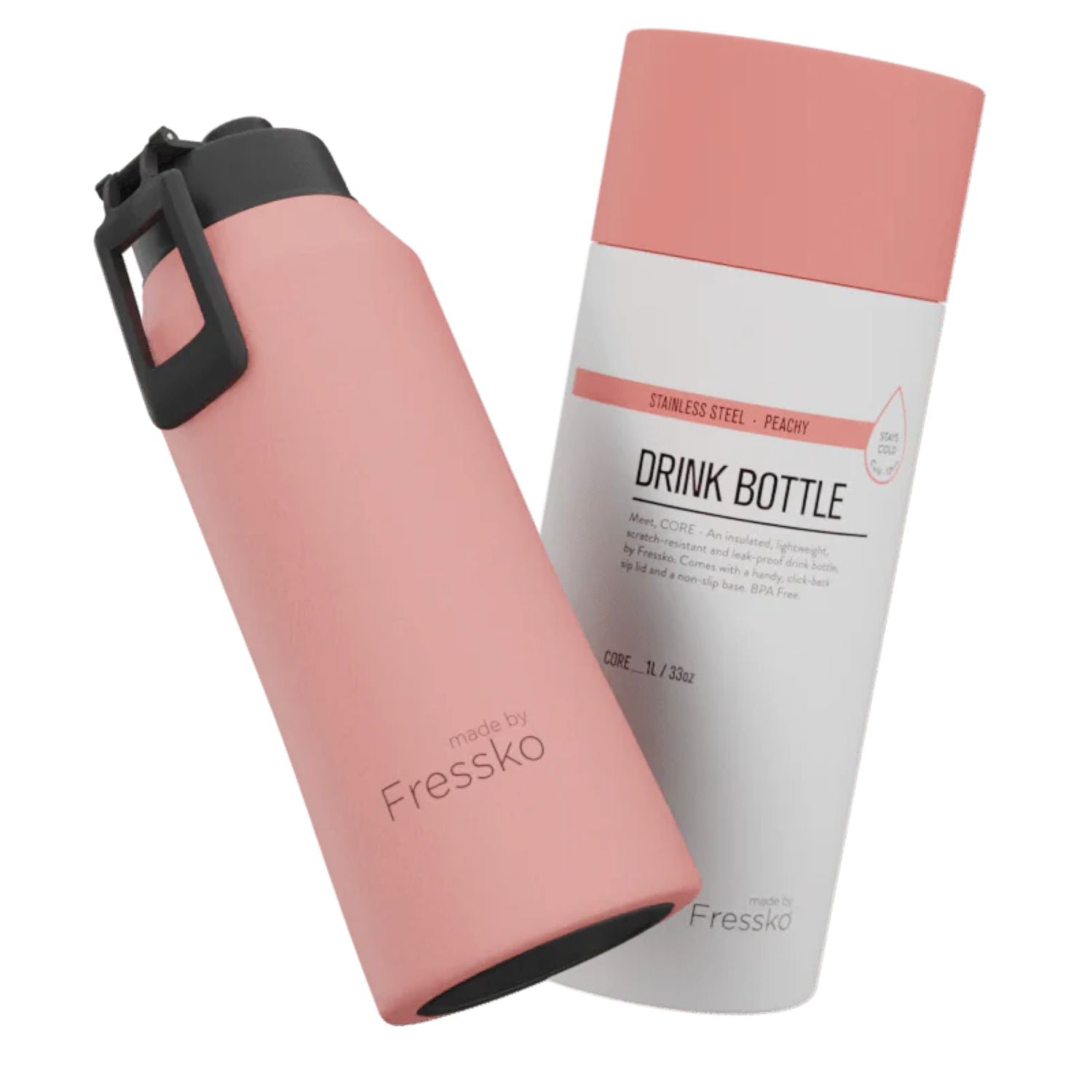 Made By Fressko Core 34oz Insulated Stainless Steel Drink Bottle