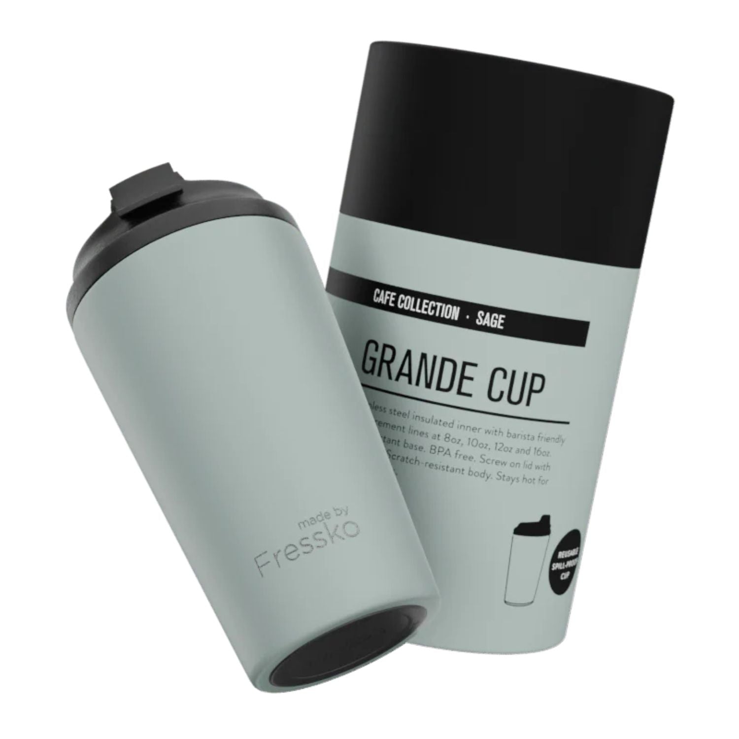 Made By Fressko Grande 16oz Insulated Stainless Steel Cup