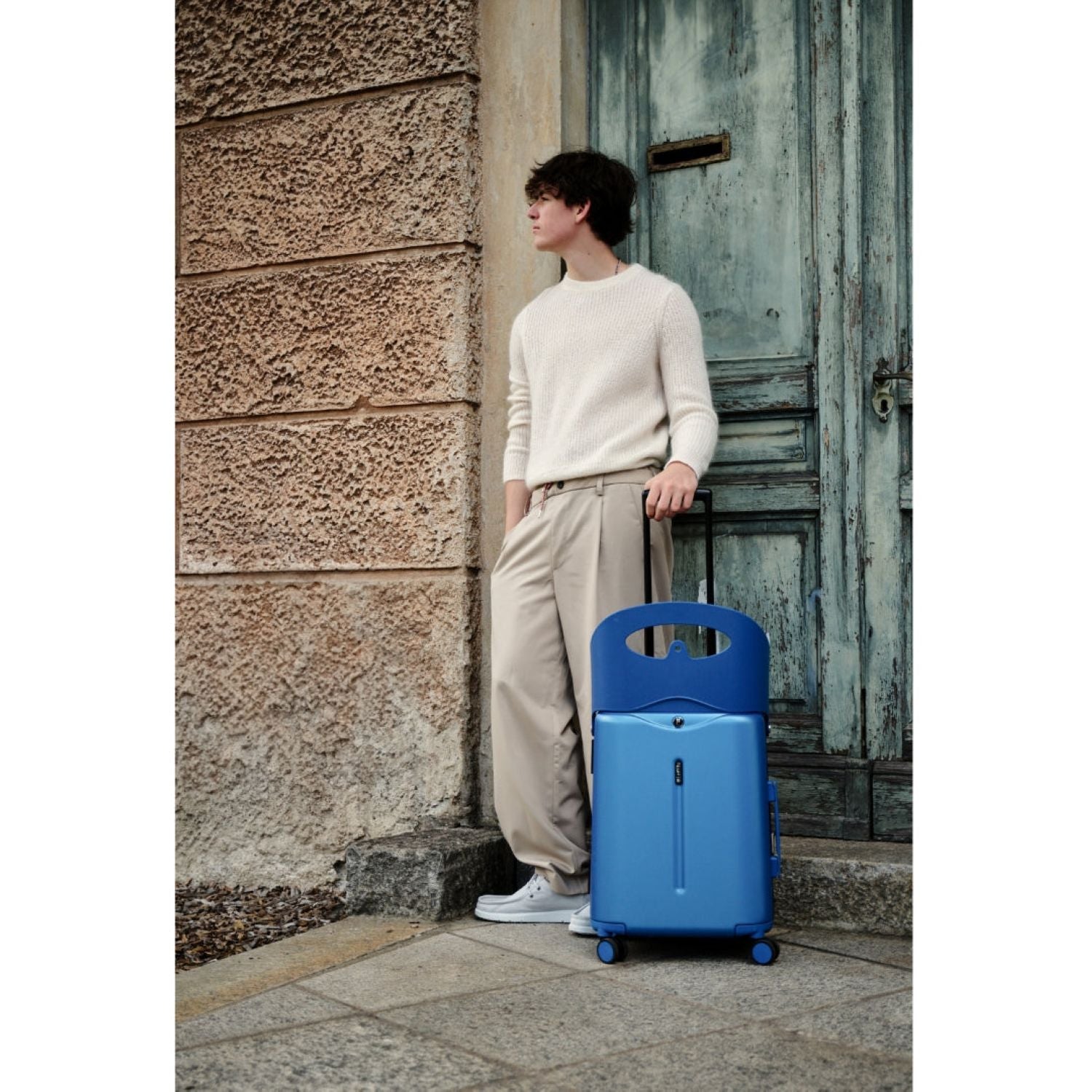 MiaMily Multicarry Carry On 18 Inch Luggage with Built-in Seat for Children (SA)