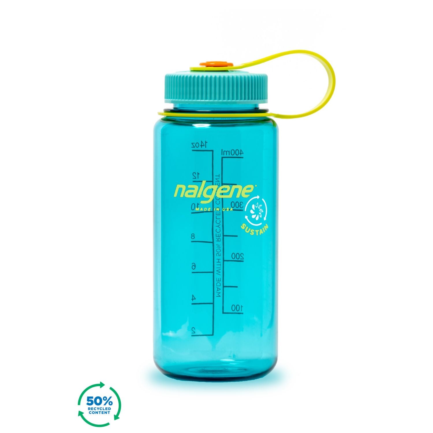 Nalgene 16oz Wide Mouth Sustain Water Bottle (Plain) | Gifts & Lifestyle, Non-insulated Water Bottles, Travel Accessories, Water Bottles | Nalgene Water Bottles-13